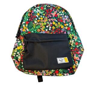 NWT Herschel x Lego backpack, lego floral pattern 1 large pocket + laptop pocket